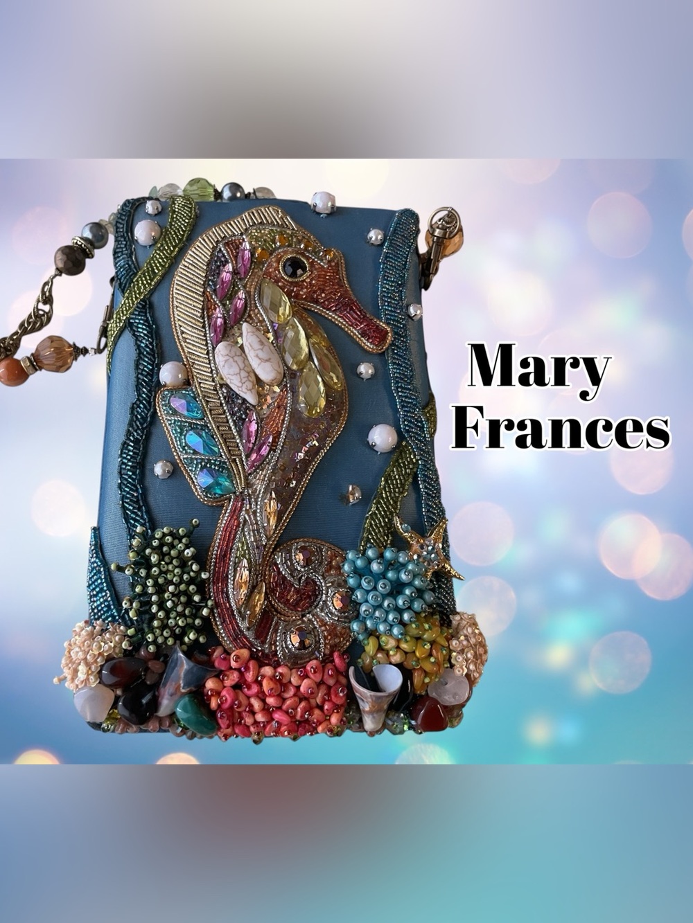 Mary Frances Seahorse Crossbody Bag